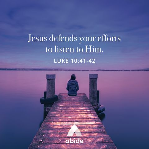 Listen at Jesus' Feet