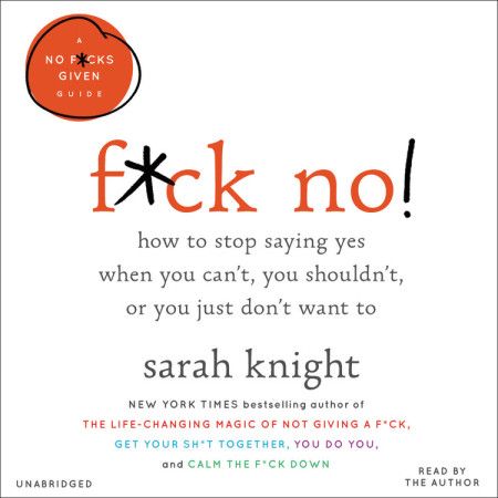 Sarah Knight Releases The Book F No