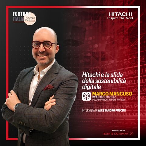 Marco Mancuso: Hitachi e la sfida della sostenibilità digitale
