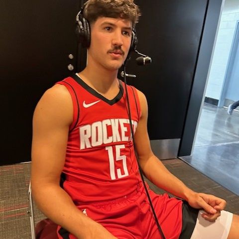 No. 3 Overall Pick Reed Sheppard Previews Rookie Season At Rockets Media Day