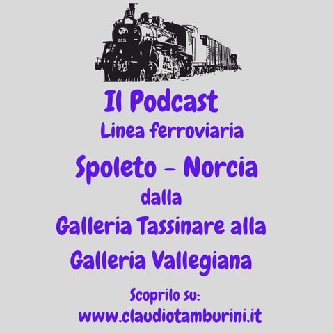 Linea ferroviaria Spoleto Norcia dalla Galleria Tassinare alla Galleria Vallegiana