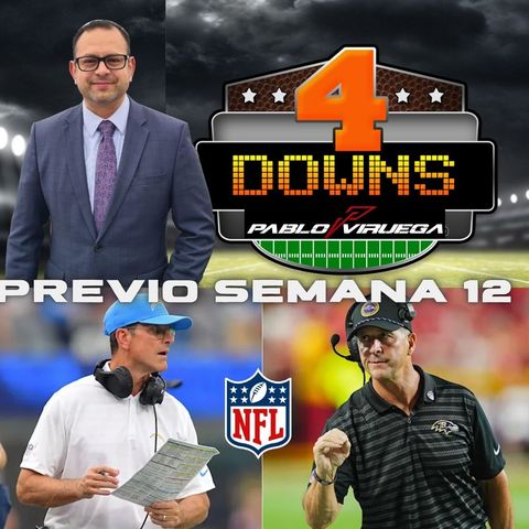 #4DownsConViruega / Previo Semana 12 #NFL @PabloViruega