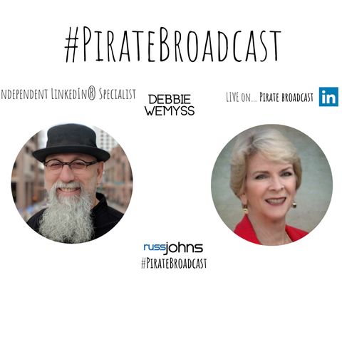 Join Debbie Wemyss on the PirateBroadcast