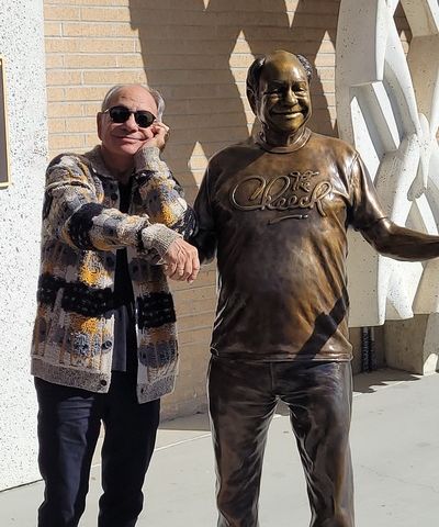 Patrick Interviews Cheech At His Statue Unveiling