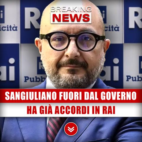 Sangiuliano Fuori Dal Governo: Ha Già Accordi In Rai!