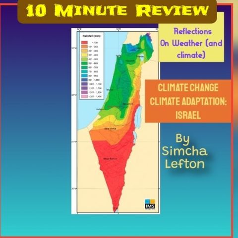 10 minute review of Israel's Climate Adaptation and Climate Change Impact