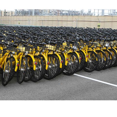Abandoned OFO bicycles are donated to local non profit agencies