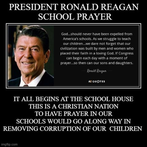Episode 1013: NOV 20 2021 AMERICAN MINUTE -1 MINUTE HISTORY LESSON - TODAY- RONALD REAGAN SCHOOL PRAYER IN SCHOOL SHOULD NOT BE REMOVED