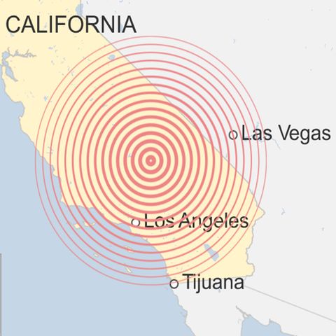 Incendios e inmuebles colapsados deja sismo en California