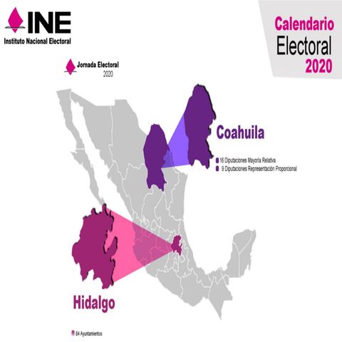 Este domingo se celebran elecciones en Hidalgo y Coahuila