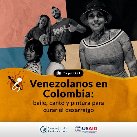 Venezolanos en Colombia: baile, canto y pintura para curar el desarraigo