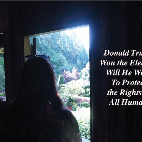 Donald Trump Win the Election Will He Work To Protect the Rights of All Humans