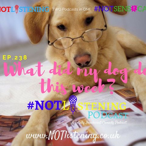 Ep.238 -  What did my dog do this week | #NOTlistening