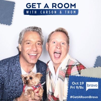 Carson Kressley and Thom Filicia From Bravo's Get A Room