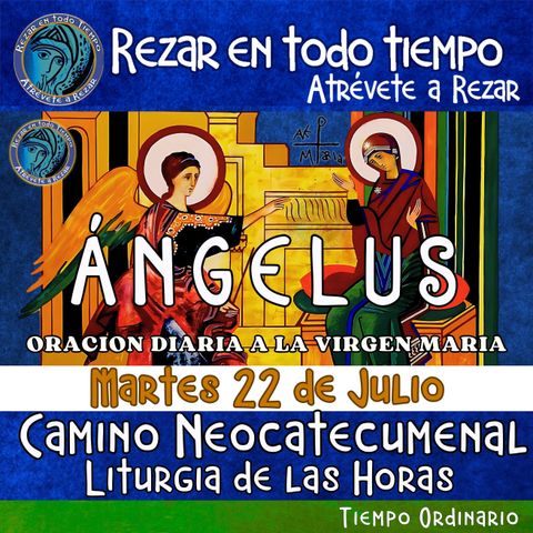 ANGELUS DEL DIA DE HOY MARTES 22 DE JULIO 2025, 🙏ORACION A NUESTRA MADRE 🌹LA VIRGEN MARIA 🙏.