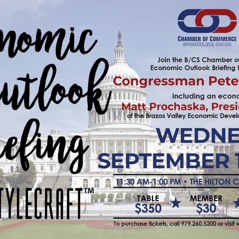 B/CS chamber of commerce economic outlook briefing, September 1 2021