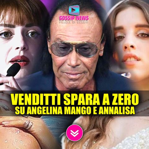 Antonello Venditti Spara a Zero su Angelina Mango e Annalisa!