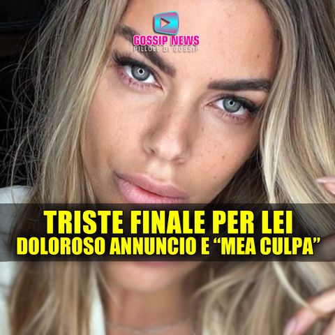 Francesca Del Taglia, Triste Finale: Il Doloroso Annuncio!