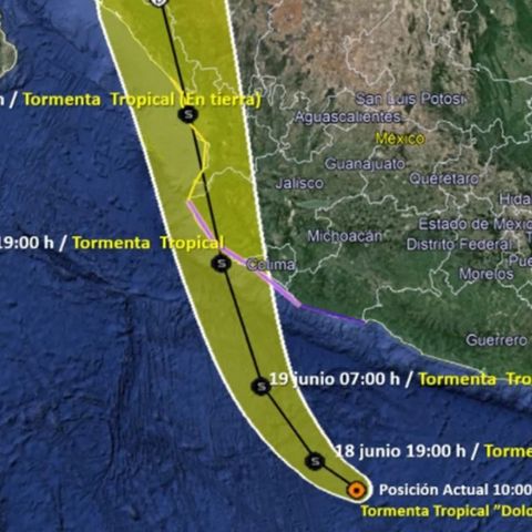 Tormenta Tropical “Dolores” afecta a gran parte del país