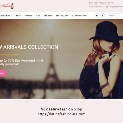 Latina Fashion USA Women Clothing Store For Bras, Lingerie and Tops