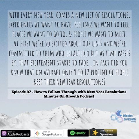 Episode 97: How to Follow Through with New Year Resolutions