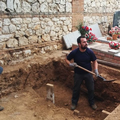 Acudimos a Guadalajara a la exhumación de la fosa de Timoteo Mendieta #LacafeteraNingunaFosaEsComún
