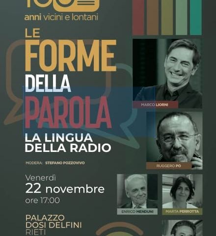 100 anni vicini e lontani - Le forme della parola