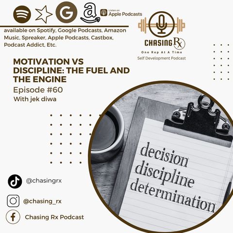 CRX EP 60: Motivation VS Discipline: The fuel and the engine