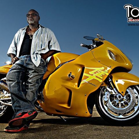 TOMMY BOLTON FIRST AFRICAN AMERICAN 200 MPH DRAGBIKE RACER