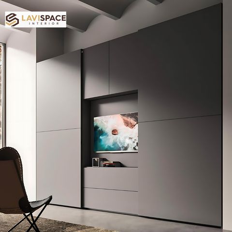 master bedroom wardrobe with tv unit