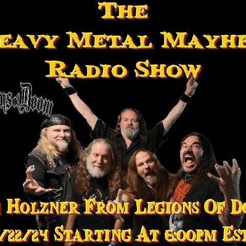 Guest Ron Holzner From Legions Of Doom & Rob Yench Of Mausoleum 9/22/24