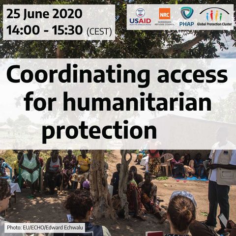 Coordinating access for humanitarian protection