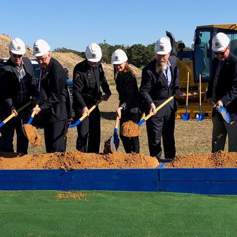 Groundbreaking of the new College Station police headquarters