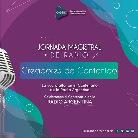Jornada Magistral de Radio 2020 - Creadores de contenidos