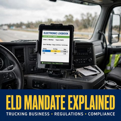 The ELD Mandate Explained: Electronic Logging Devices