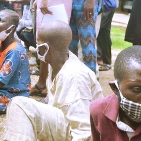 Breaking: Police Parade Suspected Kidnappers of Akeugbagold's Twins in Ibadan, Nigeria. - May 18, 2020