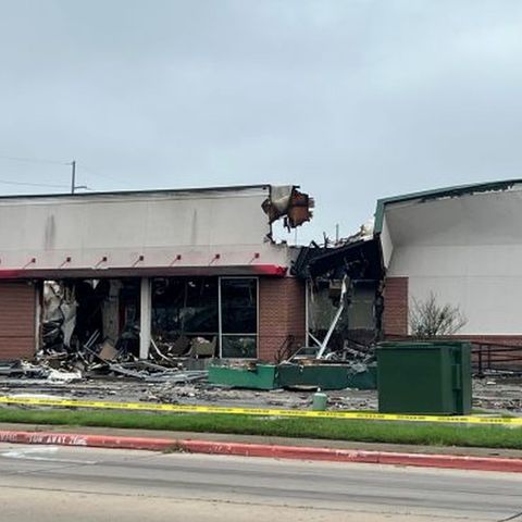 College Station's fire chief visits about an arson arrest from the fire that destroyed the Krispy Kreme building