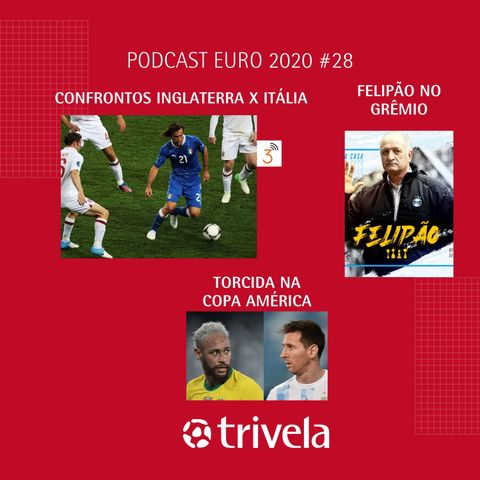 Trivela na Euro - Dia #28: Retrospecto de Inglaterra vs Itália