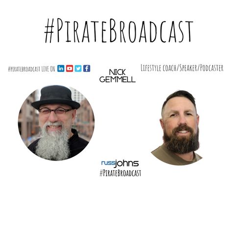 Catch Nick Gemmell on the #PirateBroadcast