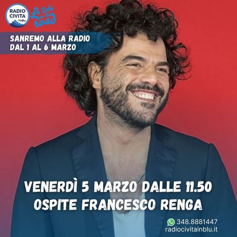 Sanremo 2021, Intervista a Francesco Renga