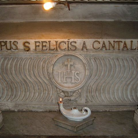 37 - I ricordi di san Felice da Cantalice alla Chiesa dei Cappuccini in Via Veneto