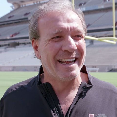Texas A&M Football Coach Jimbo Fisher Addresses Players Returning to Campus