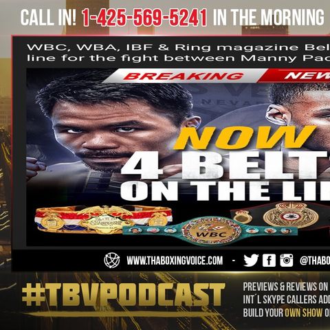 ☎️Manny Pacquiao vs Errol Spence Jr.🔥May Have WBC, WBA, IBF, and Ring Magazine Titles On The Line😱