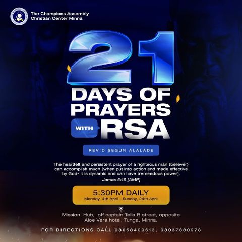 Day 16 Of 21Days of prayers with RSA