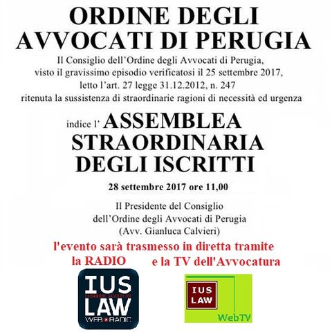 Assemblea Straordinaria COA Perugia