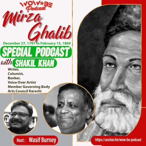 Special Podcast on Mirza Ghalib with Shakil Khan