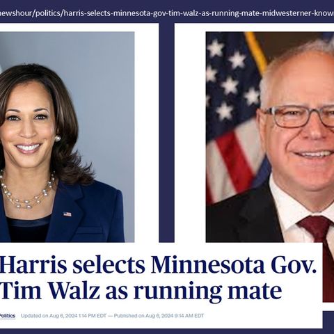 BHN Radio LIVE (8-6-24): News publishers review the NABJ aftermath; Vice President Harris picks Minnesota Gov. Tim Walz as running mate