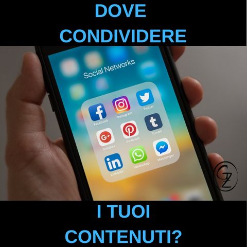 Dove conviene che vengano condivisi i tuoi contenuti educativi?