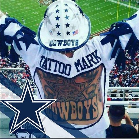 Dallas Cowboys Superfan Tattoo Mark Shenefield Talks with Battle Scars Podcast