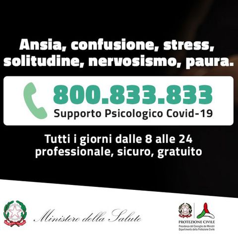 In 7 giorni 30.000  chiamate per lo psicologo